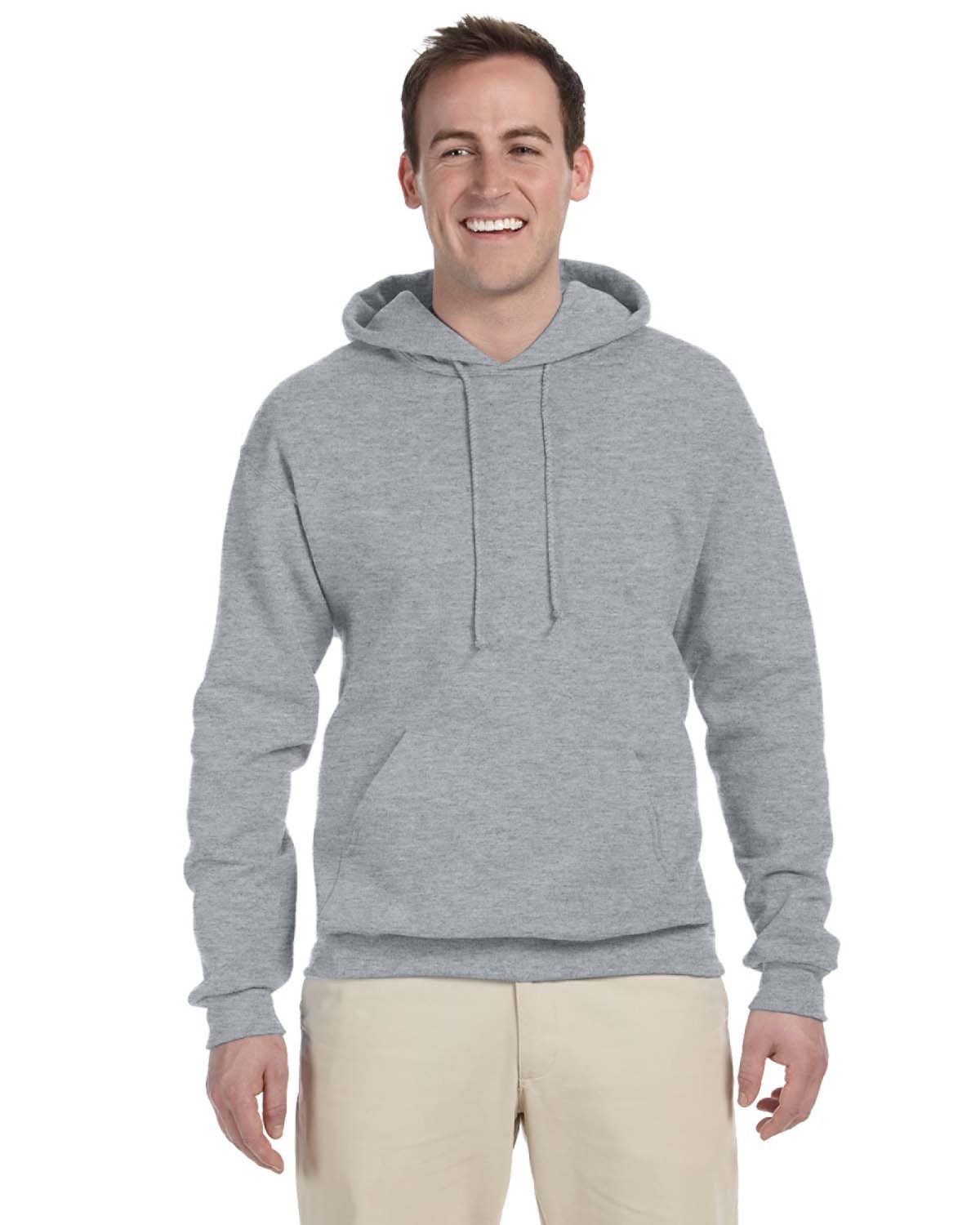 Jerzees Adult NuBlend® Fleece Pullover Hooded Sweatshirt ATHLETIC HEATHER 