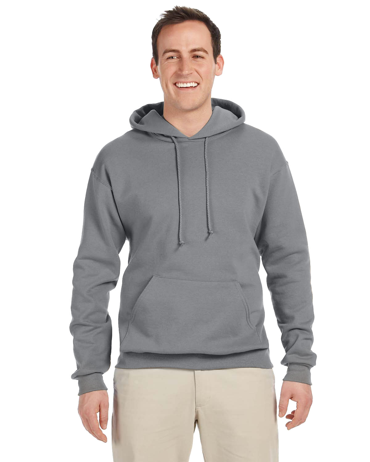 Jerzees Adult NuBlend® Fleece Pullover Hooded Sweatshirt ROCK 