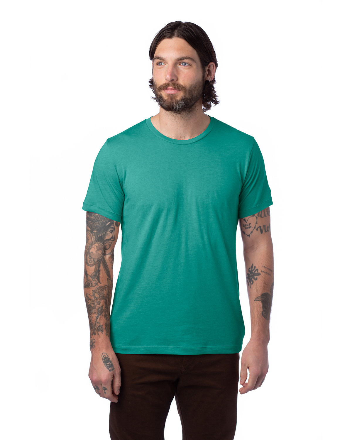 Alternative Unisex Go-To T-Shirt AQUA TONIC 