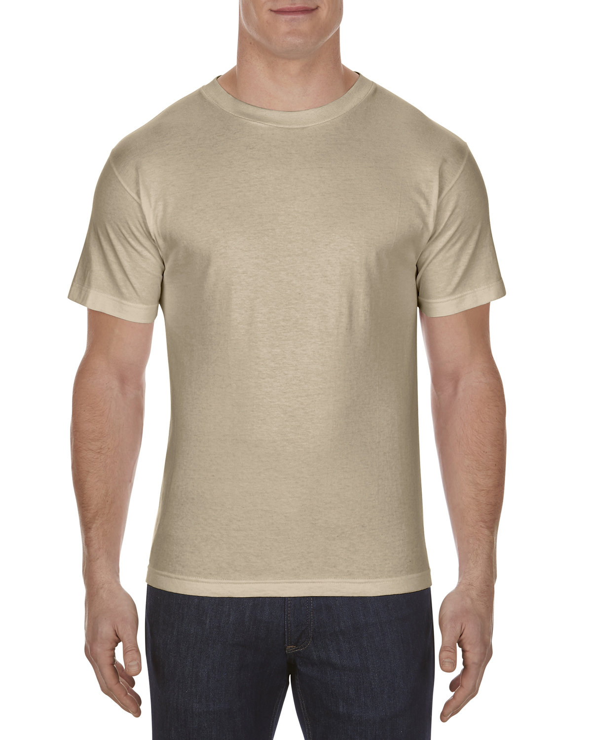 Alstyle Adult 6.0 oz., 100% Cotton T-Shirt SAND 
