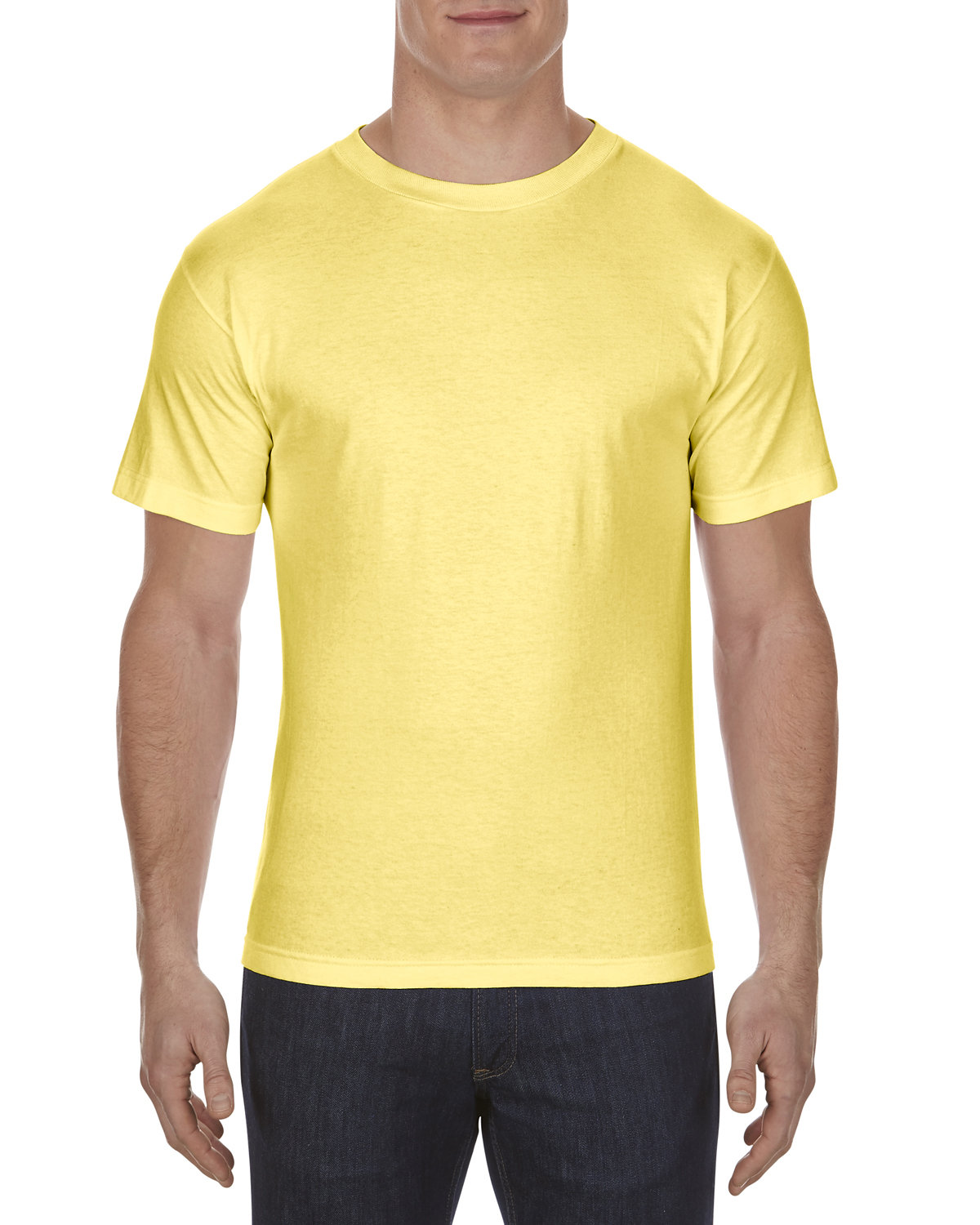 Alstyle Adult 6.0 oz., 100% Cotton T-Shirt BANANA 