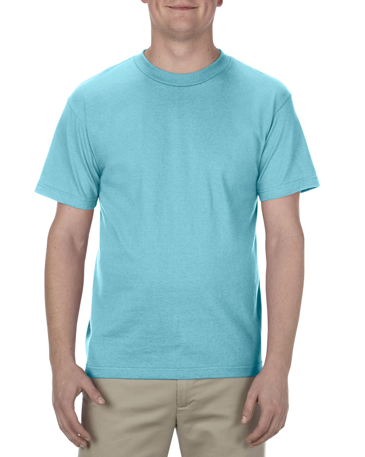 American Apparel Adult 6.0 oz., 100% Cotton T-Shirt PACIFIC BLUE 