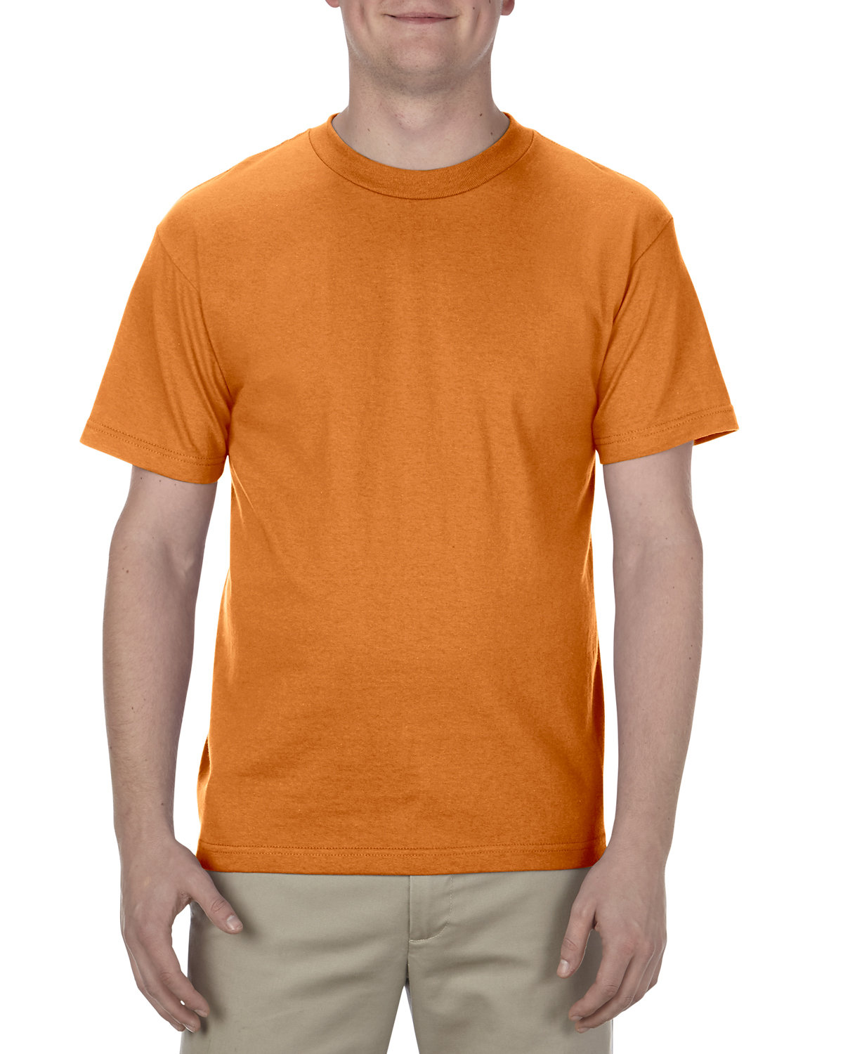 Alstyle Adult 6.0 oz., 100% Cotton T-Shirt ORANGE 