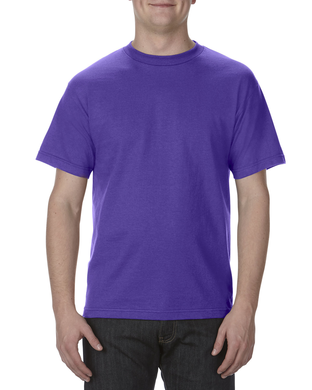 Alstyle Adult 6.0 oz., 100% Cotton T-Shirt PURPLE 