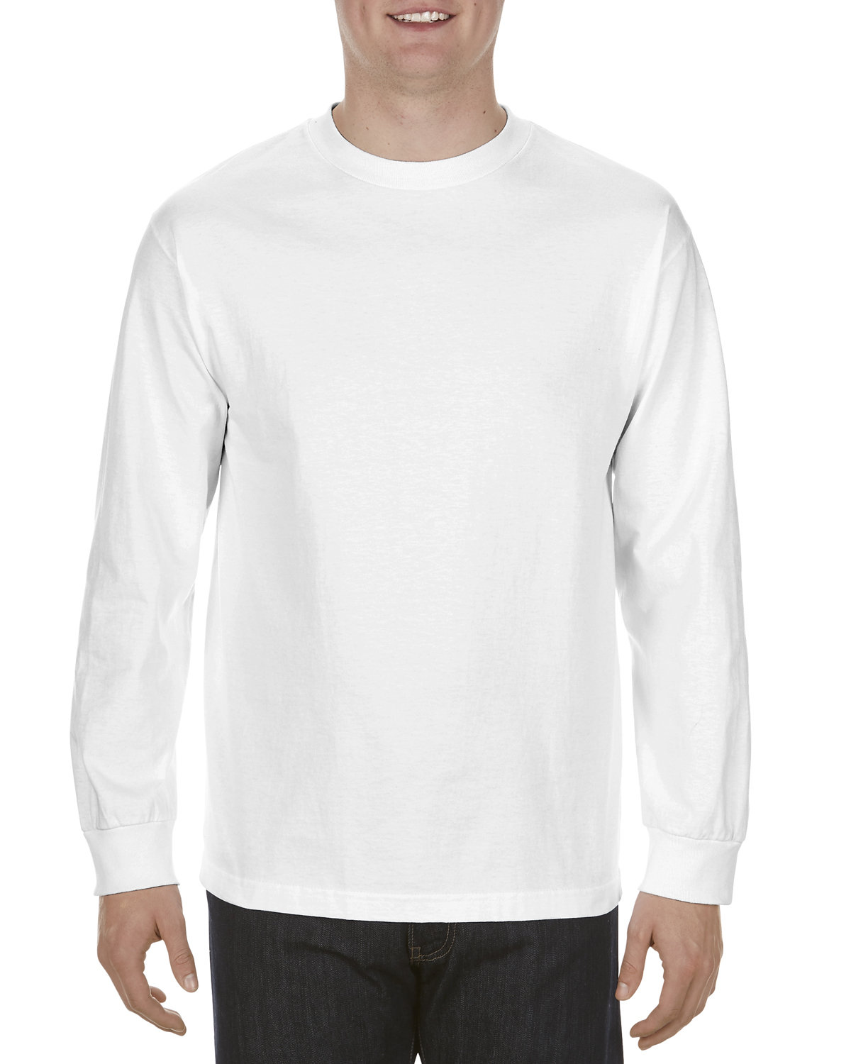 American Apparel Adult Long-Sleeve T-Shirt white 