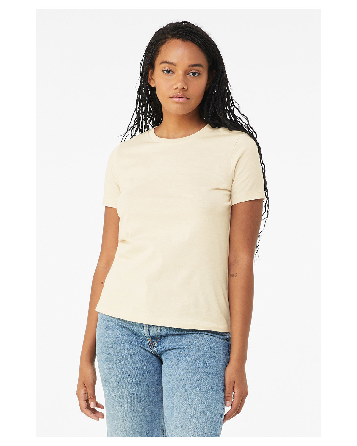 Bella + Canvas Ladies' Relaxed Jersey Short-Sleeve T-Shirt natural 
