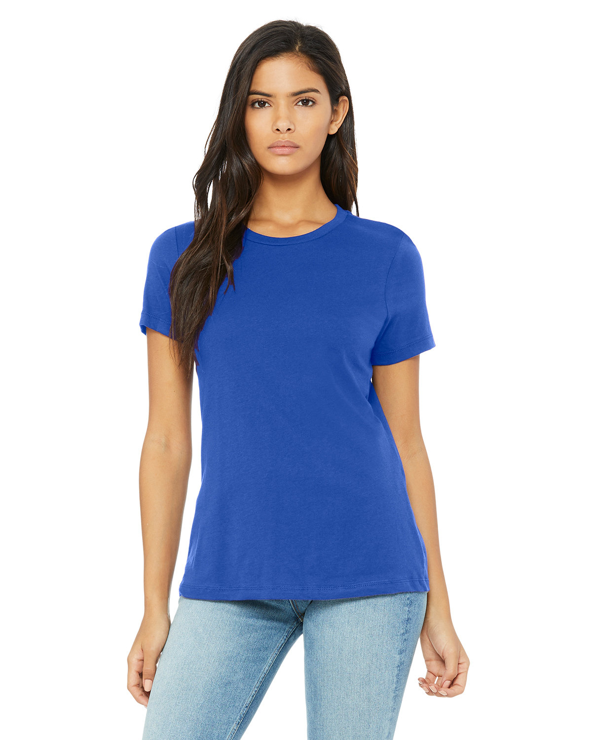 Bella + Canvas Ladies' Relaxed Jersey Short-Sleeve T-Shirt TRUE ROYAL 