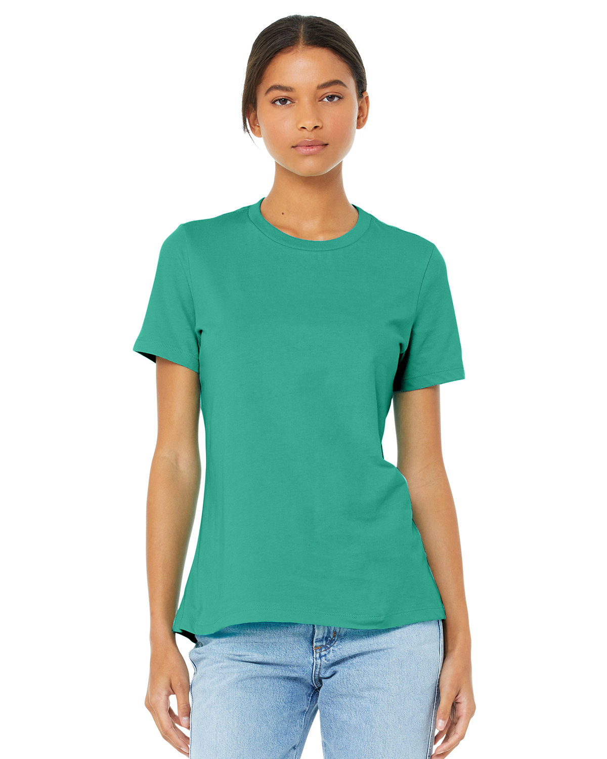 Bella + Canvas Ladies' Relaxed Jersey Short-Sleeve T-Shirt TEAL 