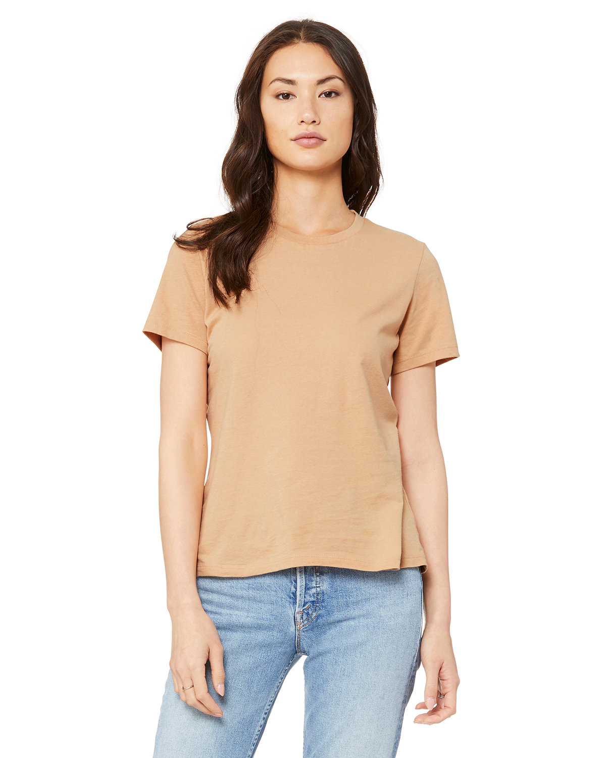 Bella + Canvas Ladies' Relaxed Jersey Short-Sleeve T-Shirt SAND DUNE 