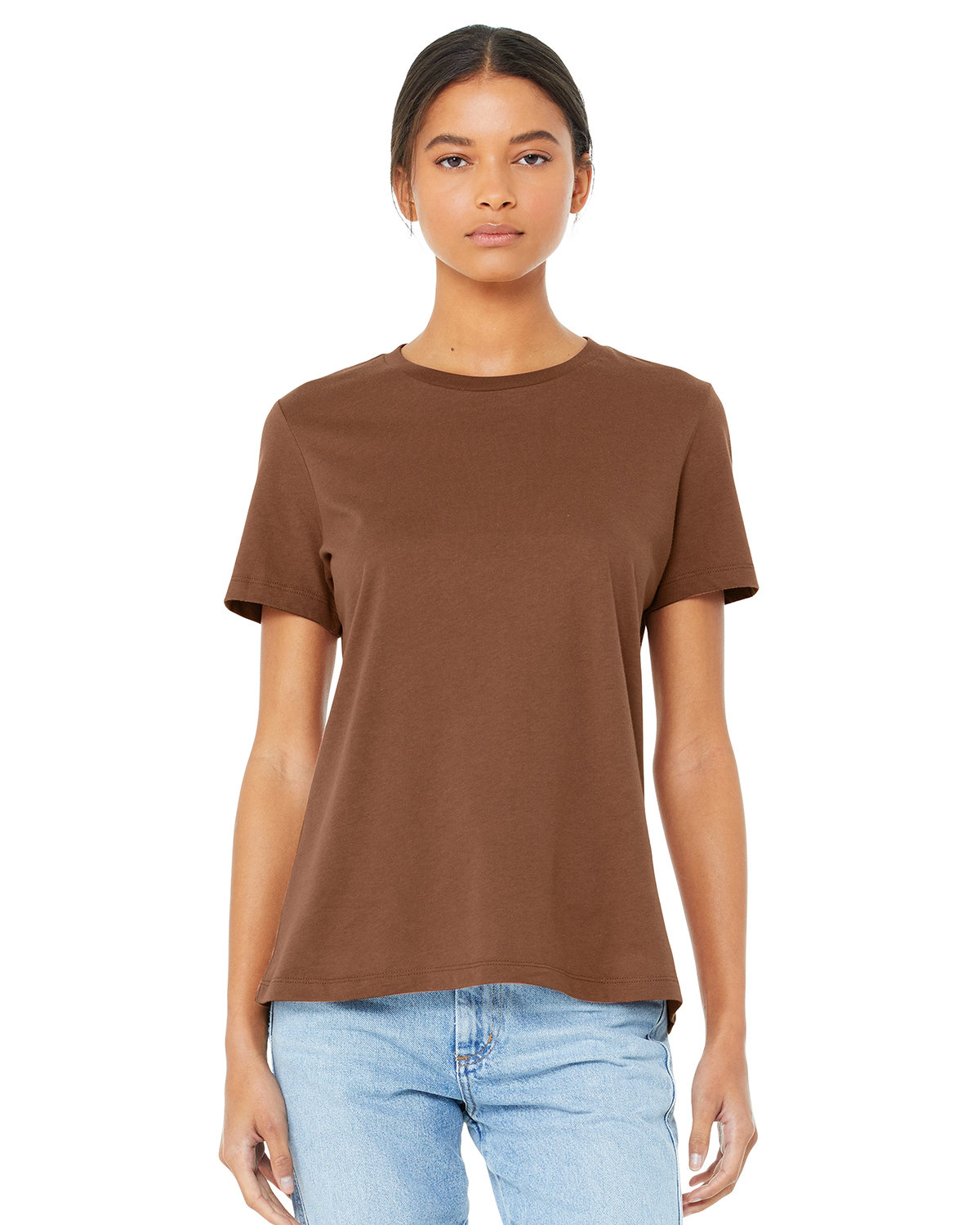 Bella + Canvas Ladies' Relaxed Jersey Short-Sleeve T-Shirt CHESTNUT 