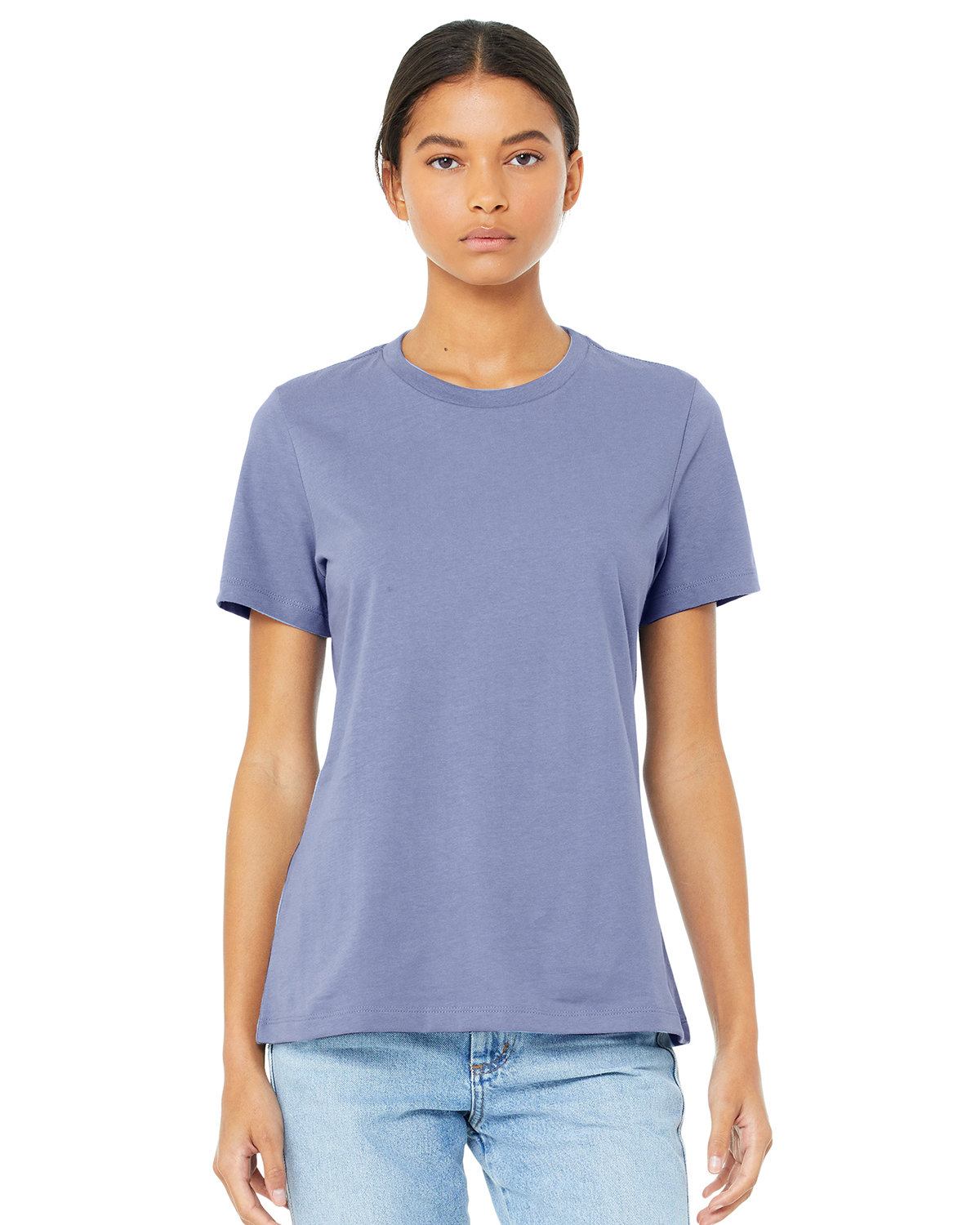 Bella + Canvas Ladies' Relaxed Jersey Short-Sleeve T-Shirt LAVENDER BLUE 