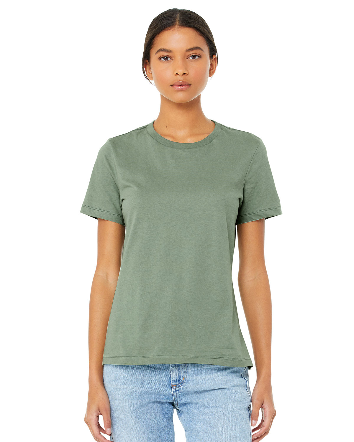 Bella + Canvas Ladies' Relaxed Jersey Short-Sleeve T-Shirt SAGE 