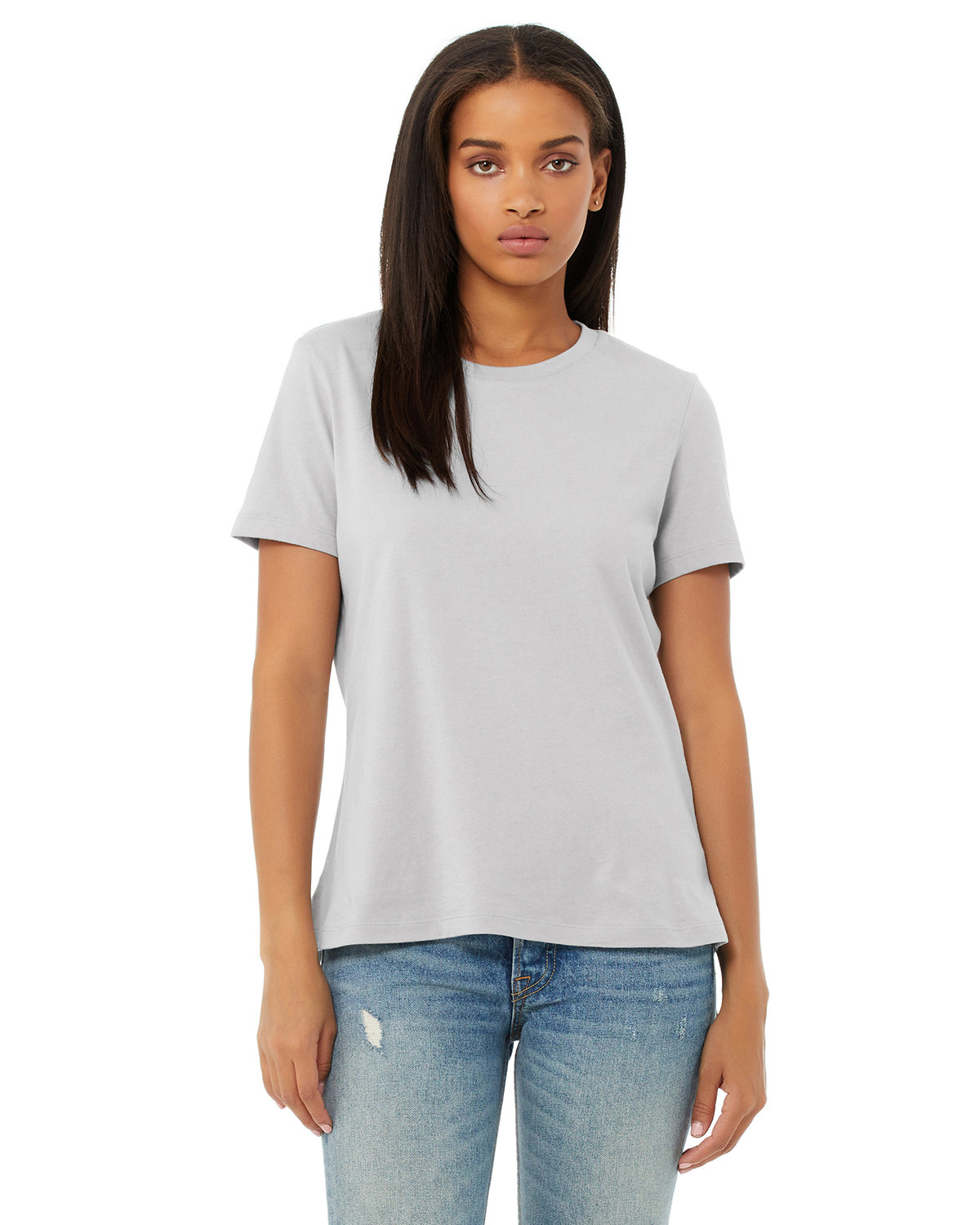 Bella + Canvas Ladies' Relaxed Jersey Short-Sleeve T-Shirt SOLID ATHLTC GRY 