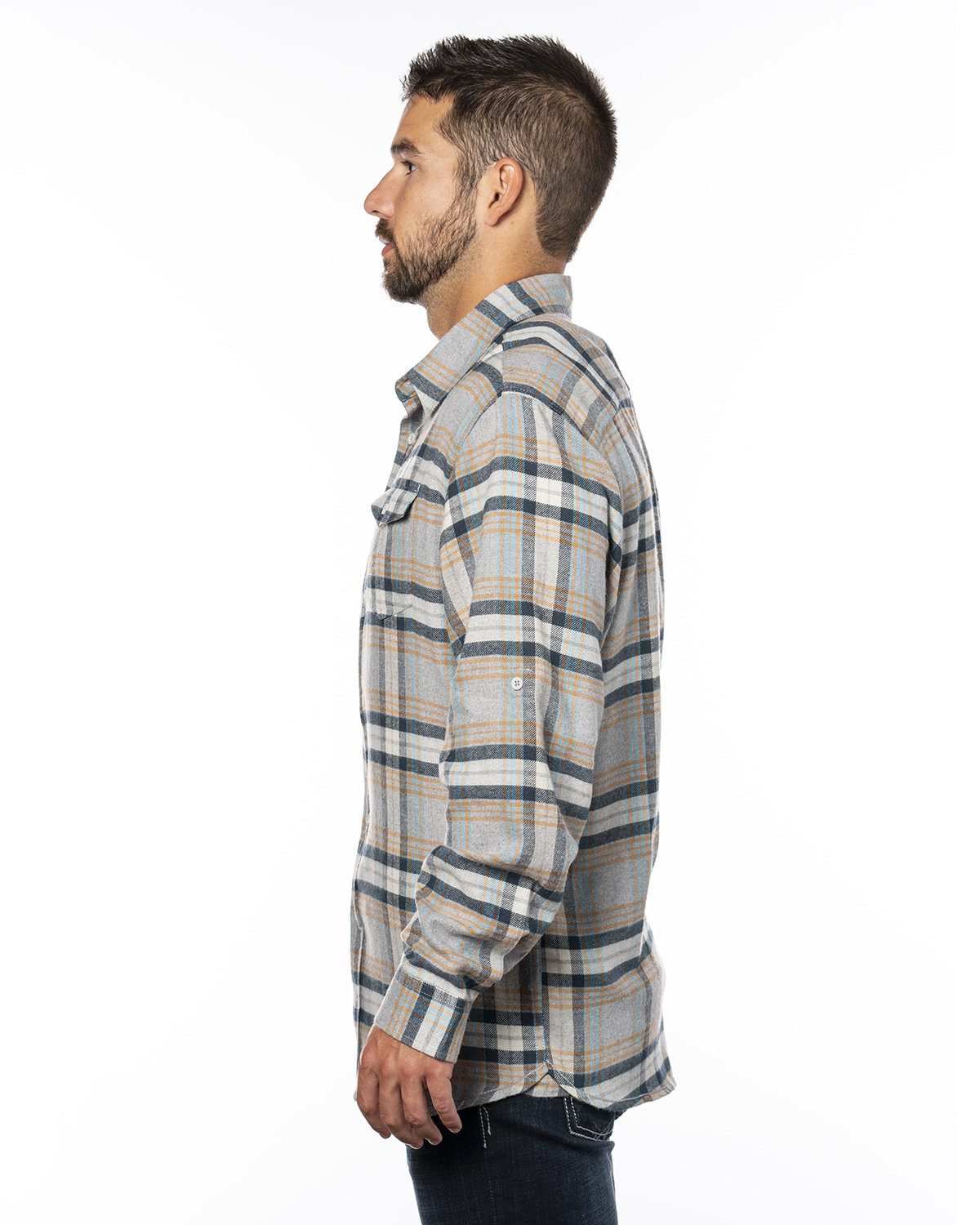 Burnside Men's Plaid Flannel Shirt | alphabroder