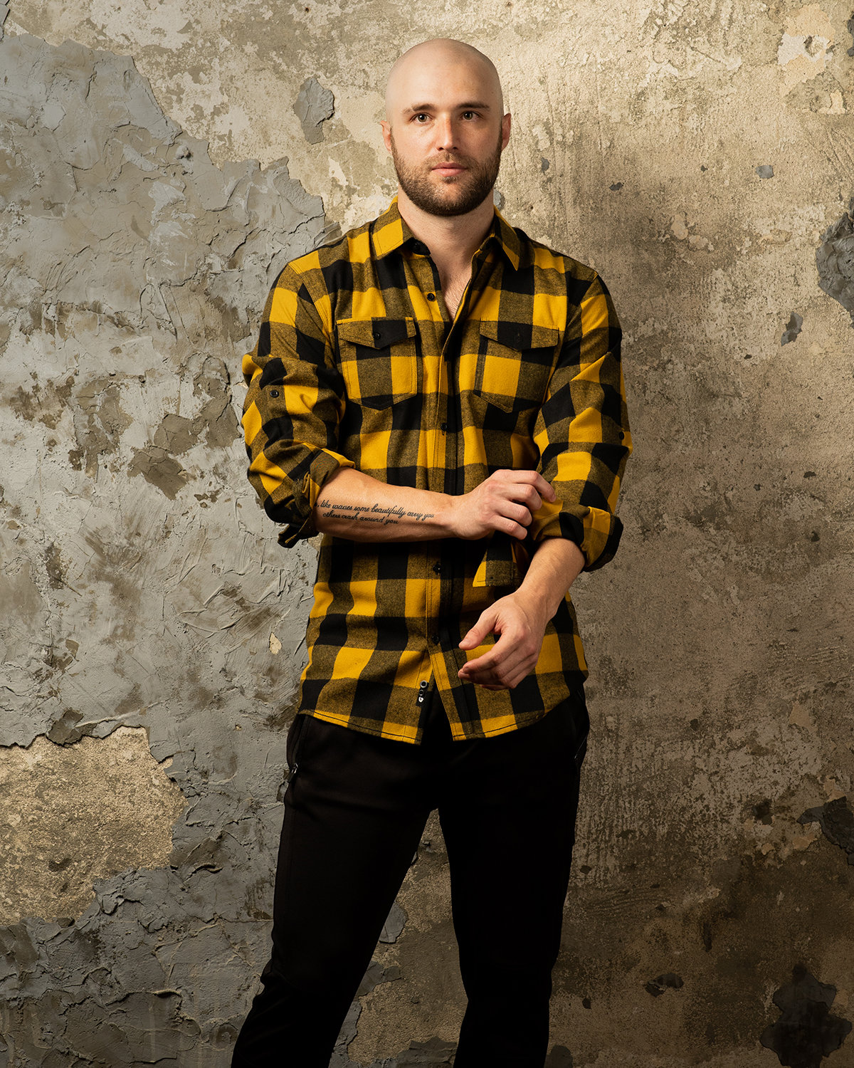 Burnside Men's Plaid Flannel Shirt | US Generic Non-Priced