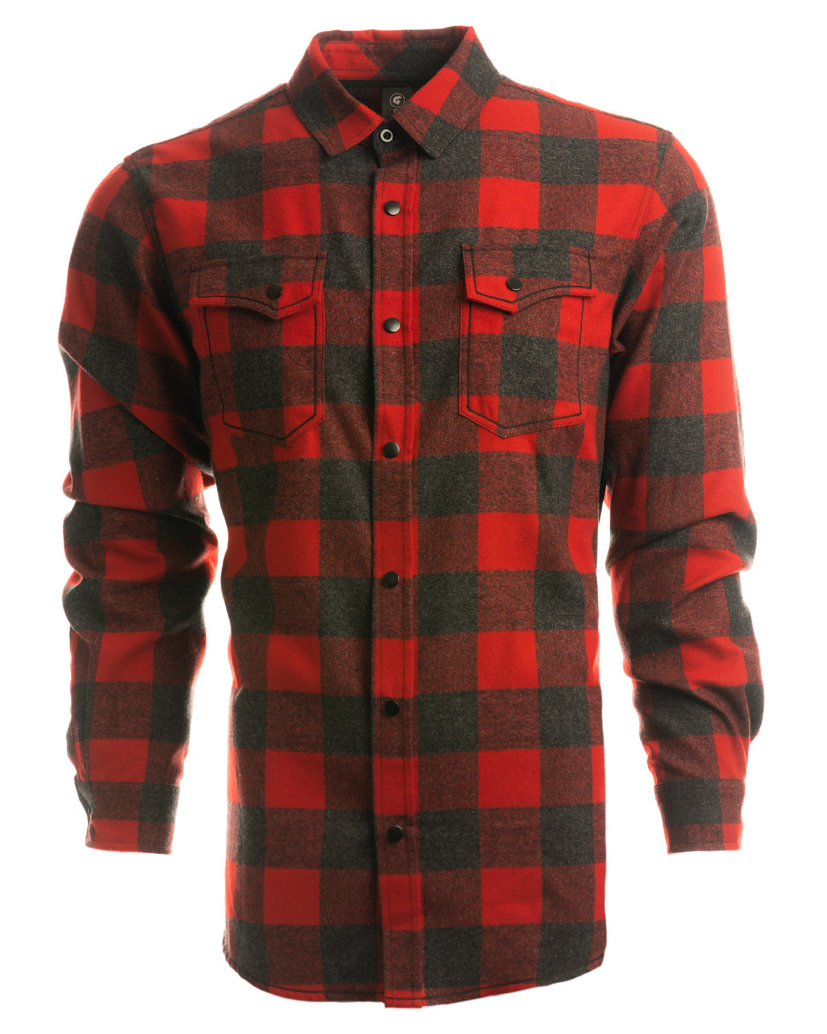 Burnside Men's Snap-Front Flannel Shirt | alphabroder