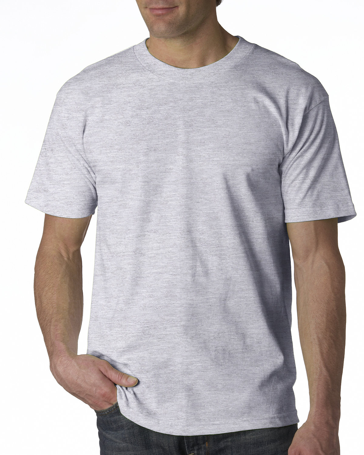 Bayside Unisex Heavyweight T-Shirt  ash 