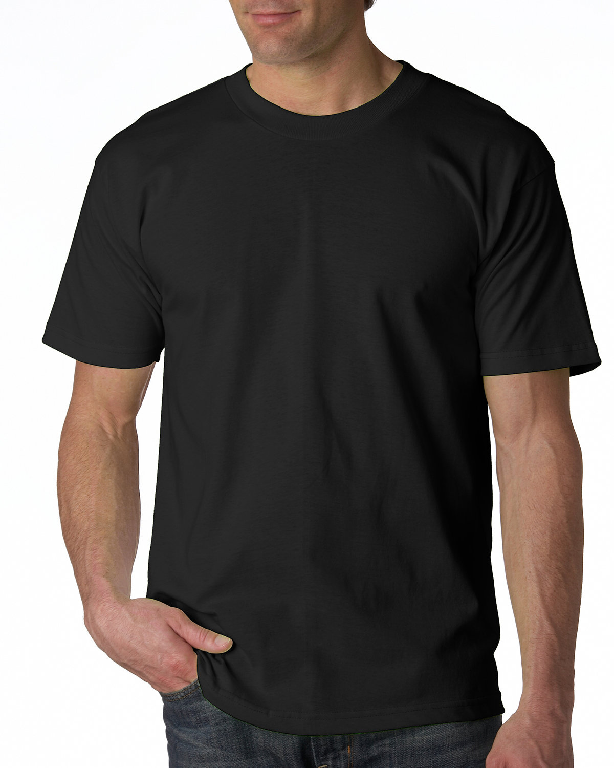 Bayside Unisex Heavyweight T-Shirt  black 