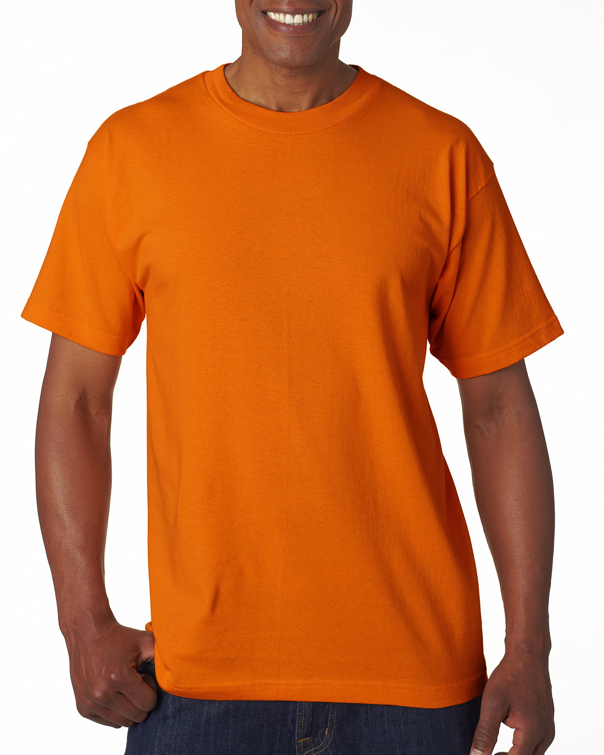 Bayside Unisex Heavyweight T-Shirt  BRIGHT ORANGE 