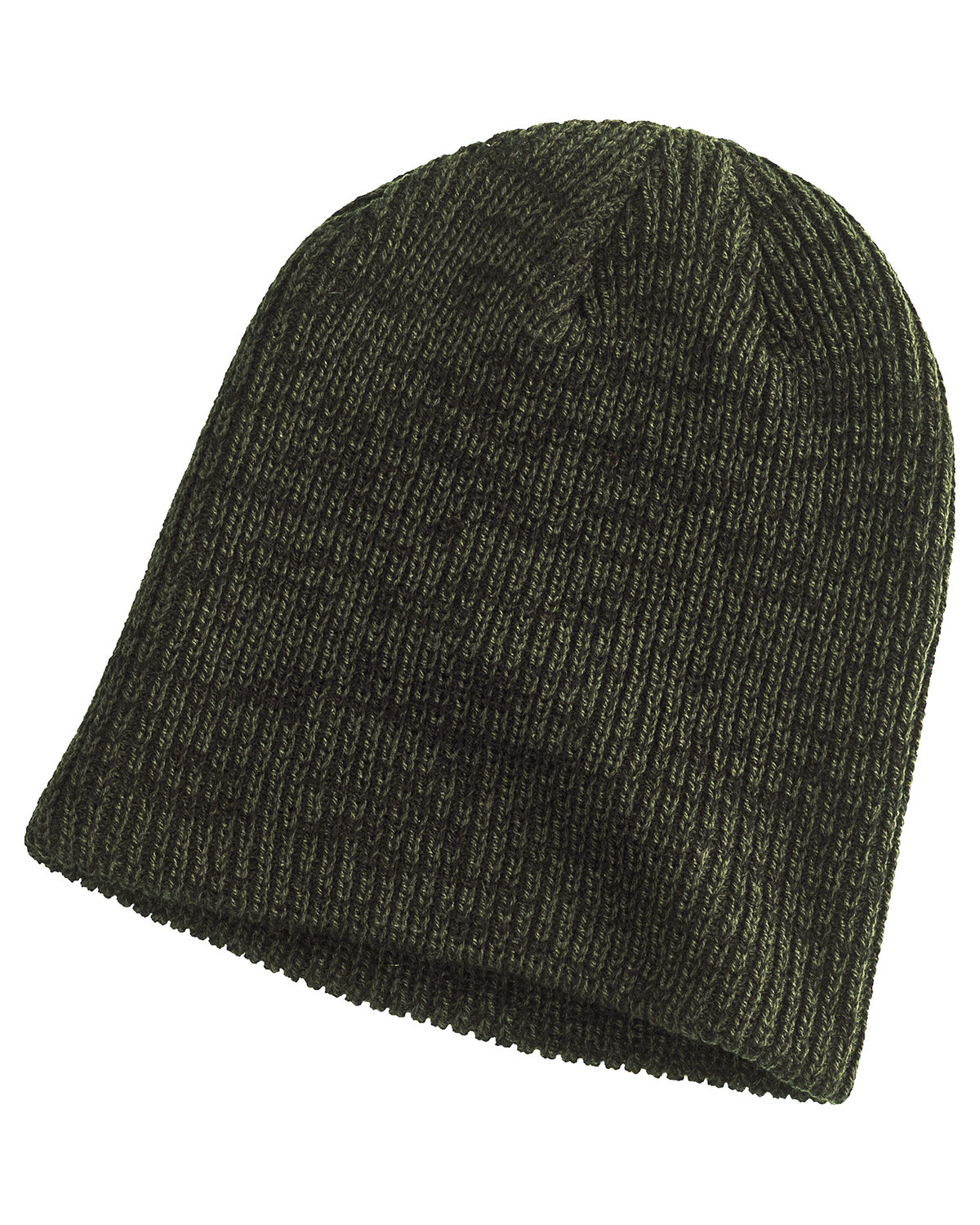 Big Accessories Ribbed Marled Beanie | alphabroder