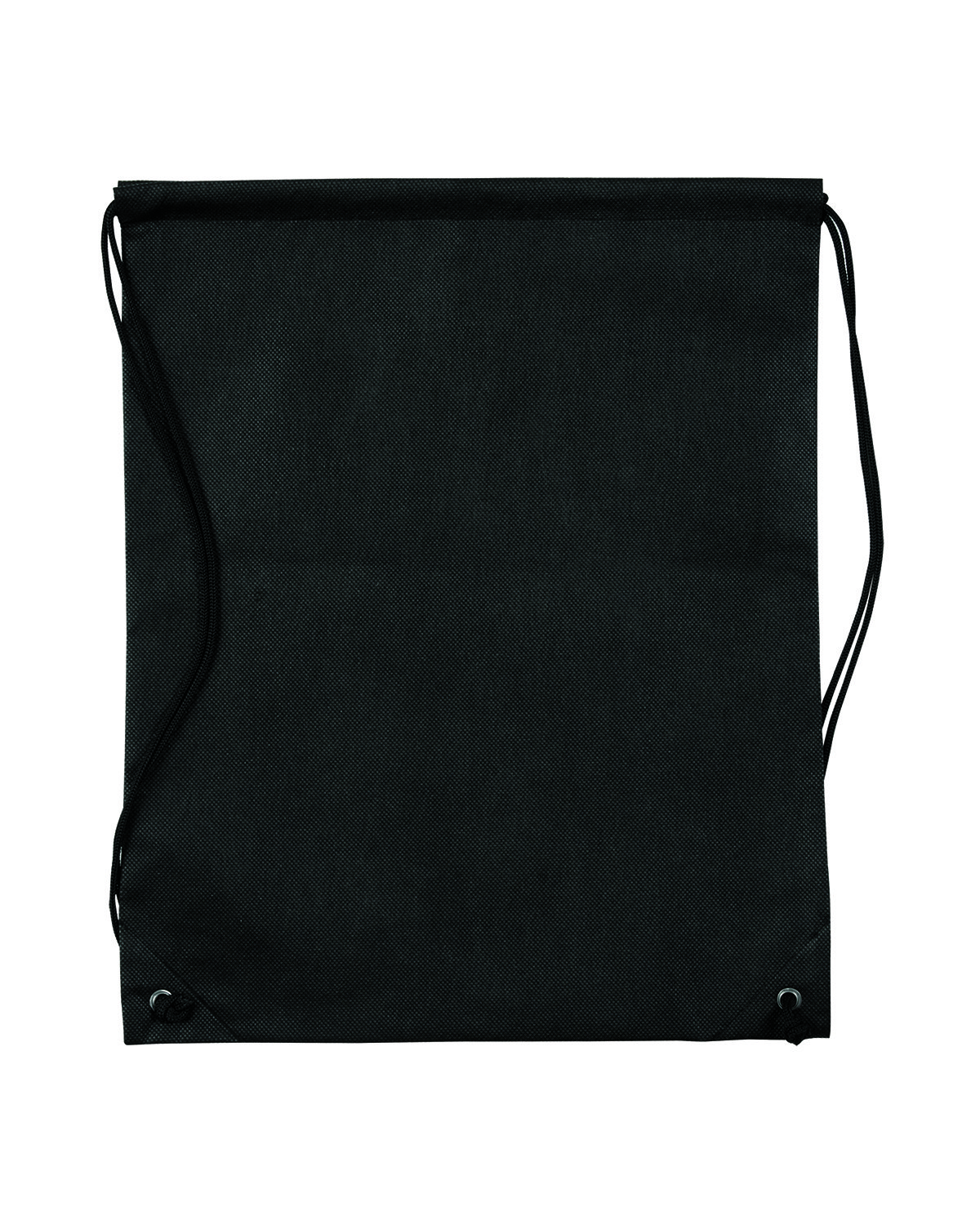 Prime Line Non-Woven Drawstring Cinch-Up Backpack black 
