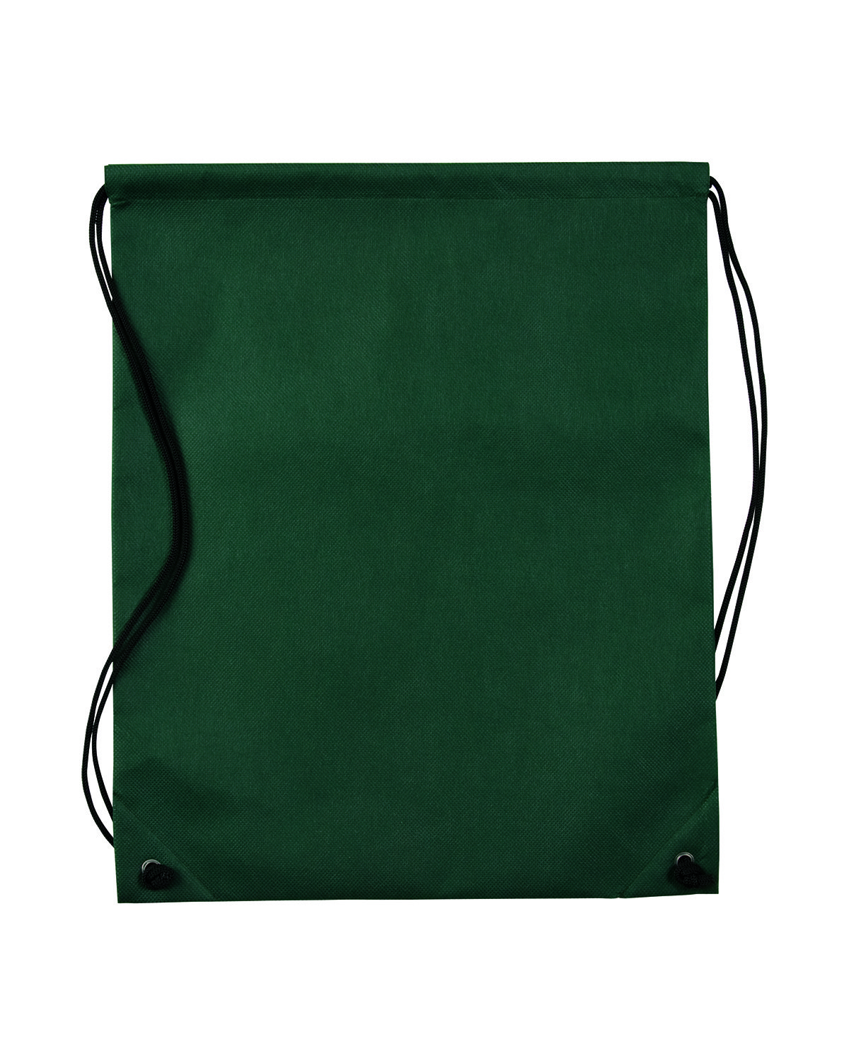 Prime Line Non-Woven Drawstring Cinch-Up Backpack hunter green 