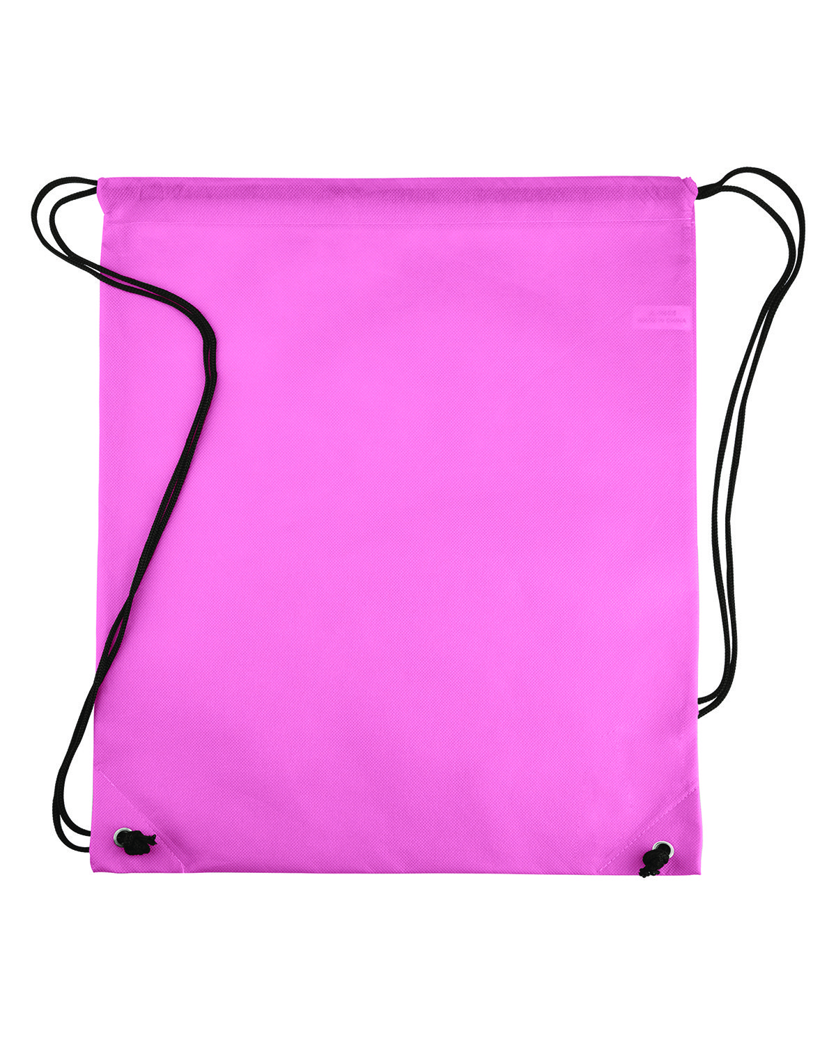 Prime Line Non-Woven Drawstring Cinch-Up Backpack pink 