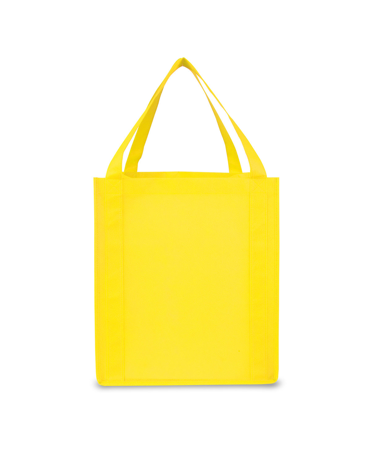 Prime Line Saturn Jumbo Non-Woven Grocery Tote yellow 