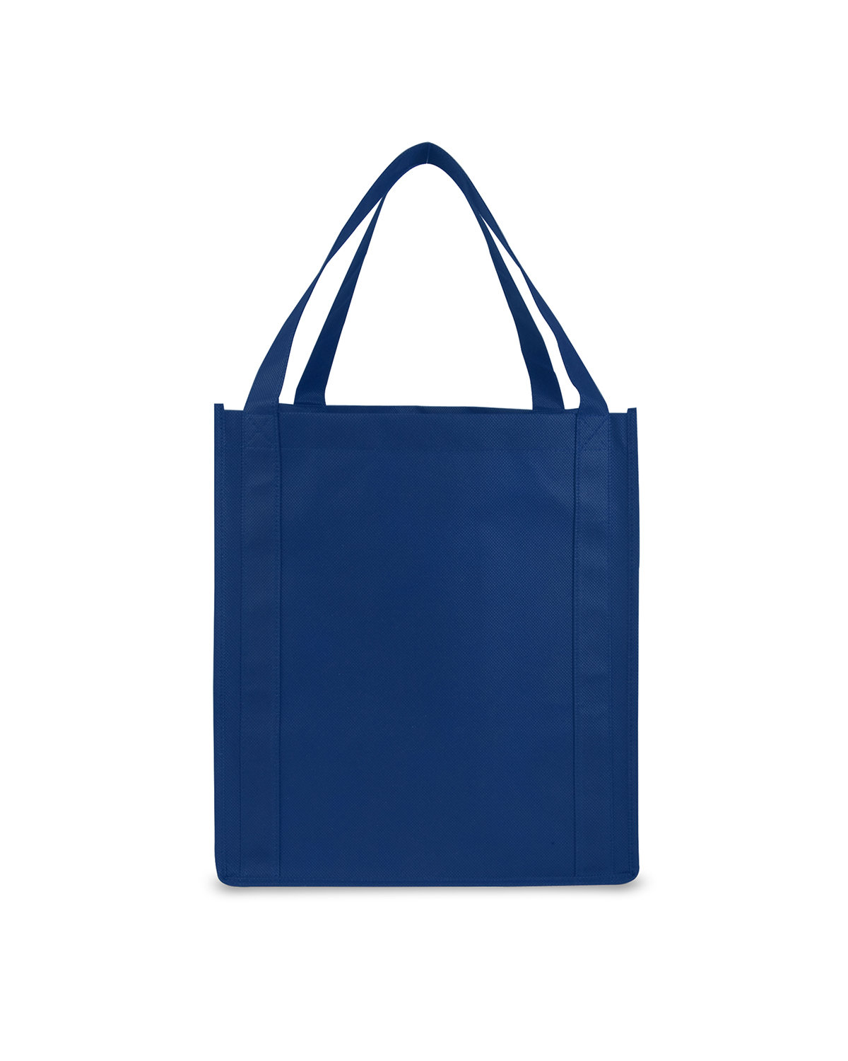 Prime Line Saturn Jumbo Non-Woven Grocery Tote navy blue 
