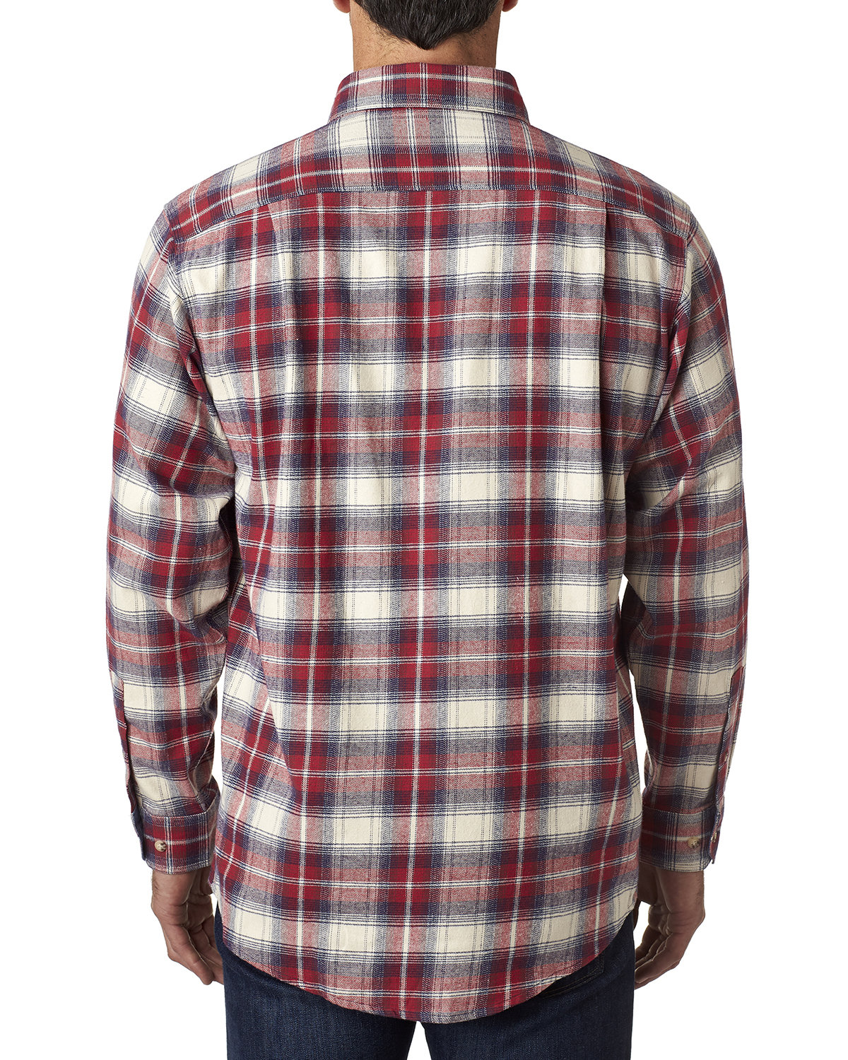 Backpacker Men's Tall Yarn-Dyed Flannel Shirt | alphabroder