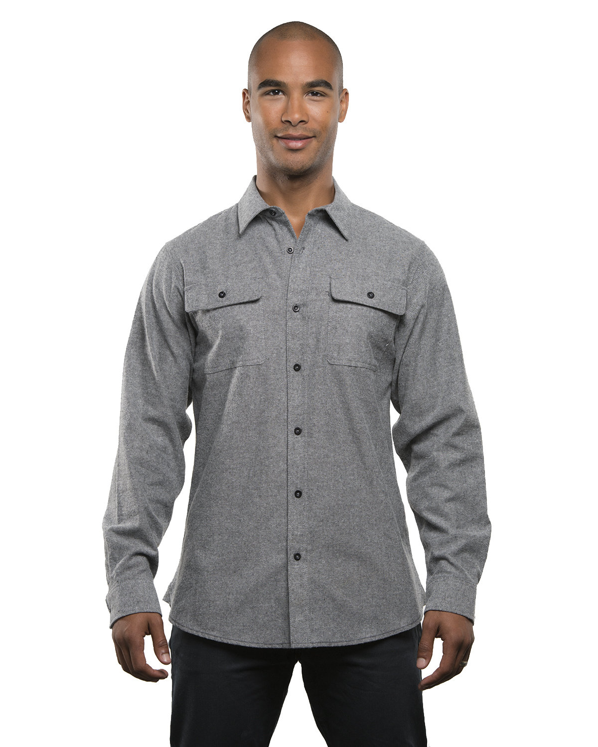 Burnside Men's Solid Flannel Shirt | US Generic Non-Priced