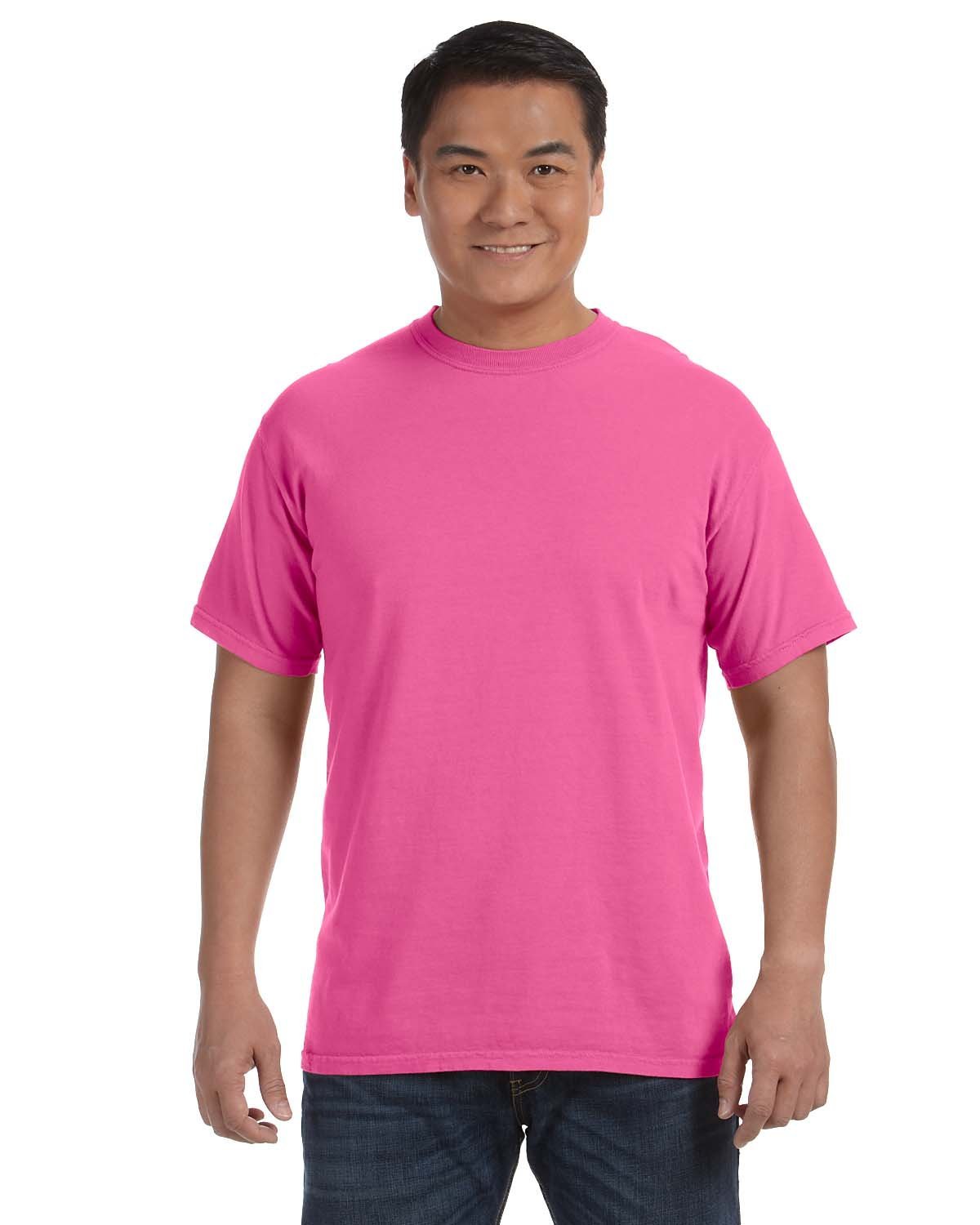 Comfort Colors Adult Heavyweight T-Shirt NEON PINK 