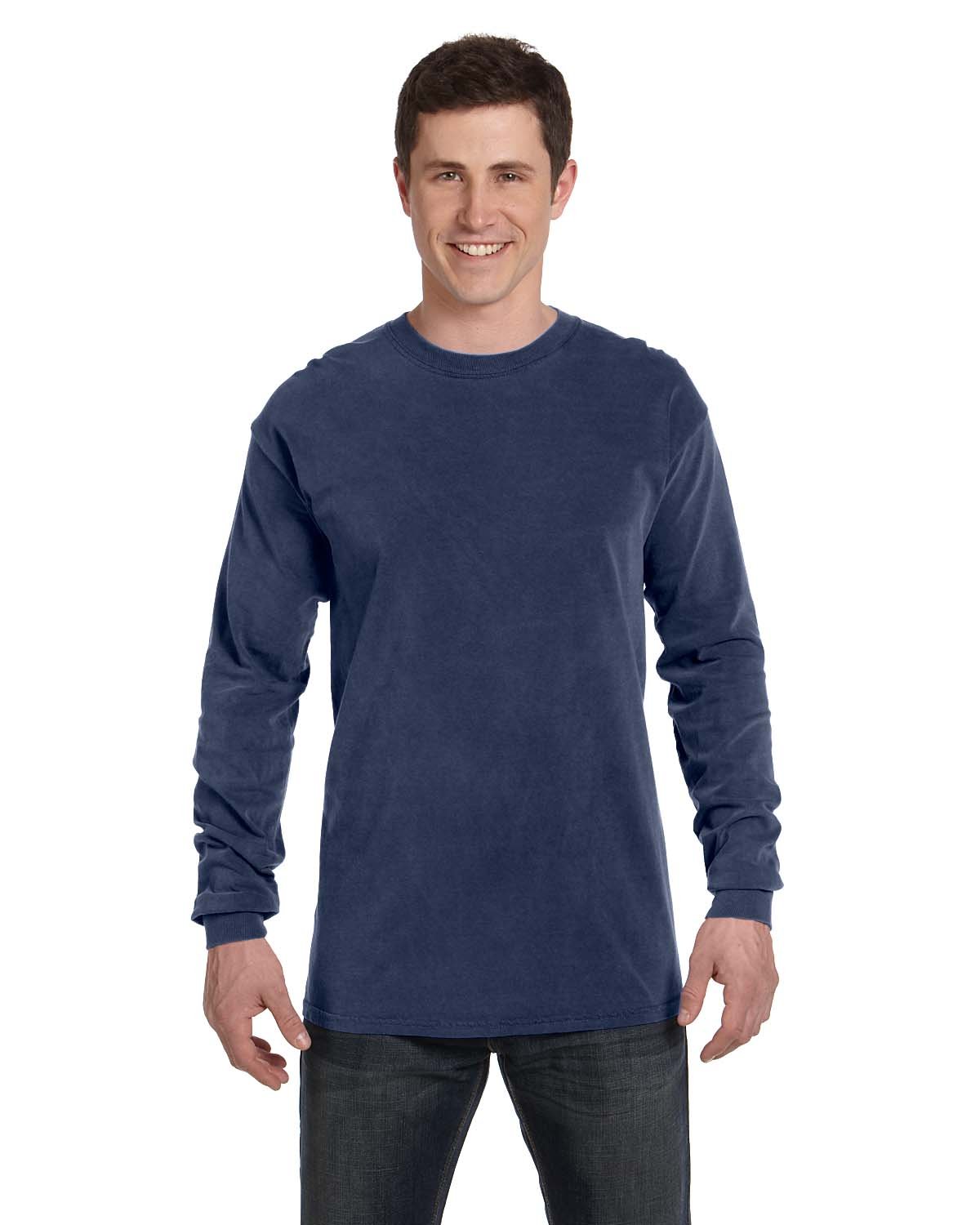 Comfort Colors Adult Heavyweight Long-Sleeve T-Shirt MIDNIGHT 