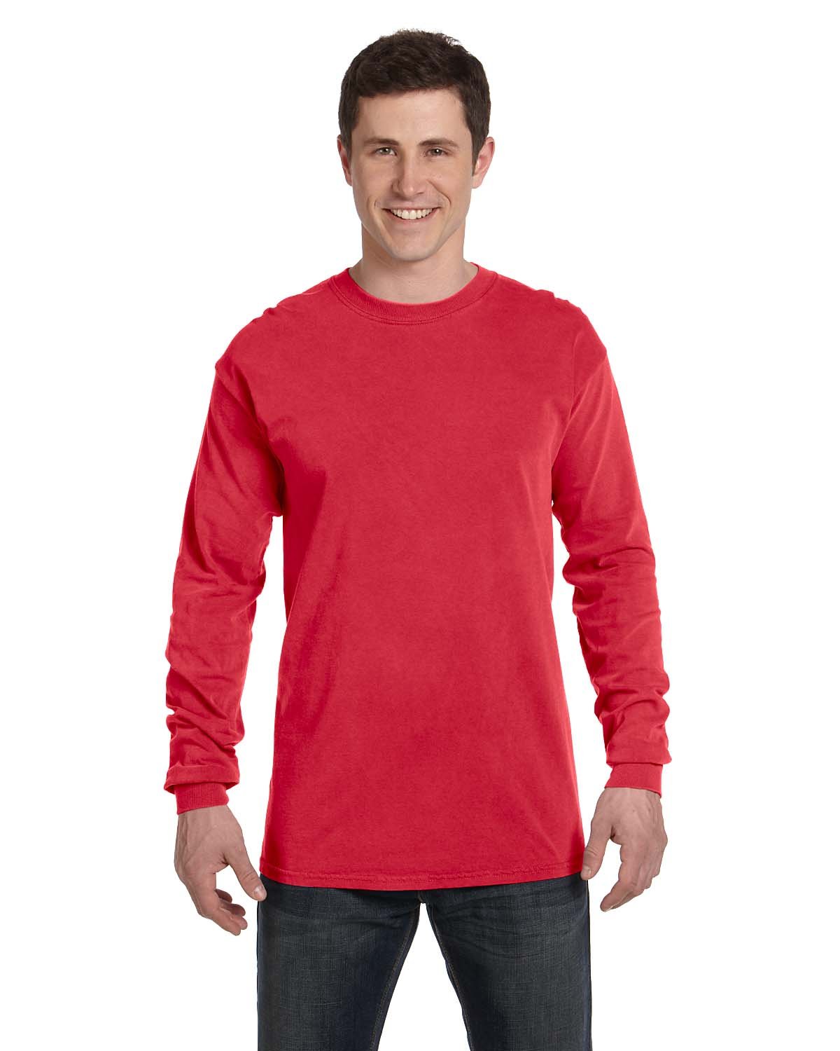 Comfort Colors Adult Heavyweight RS Long-Sleeve T-Shirt paprika 