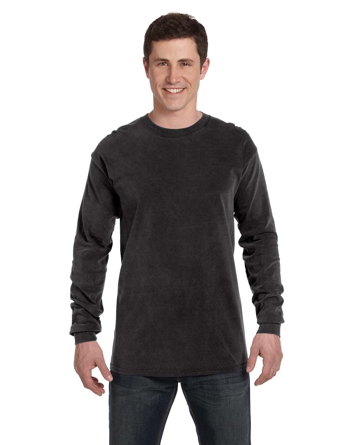 Comfort Colors Adult Heavyweight RS Long-Sleeve T-Shirt black 