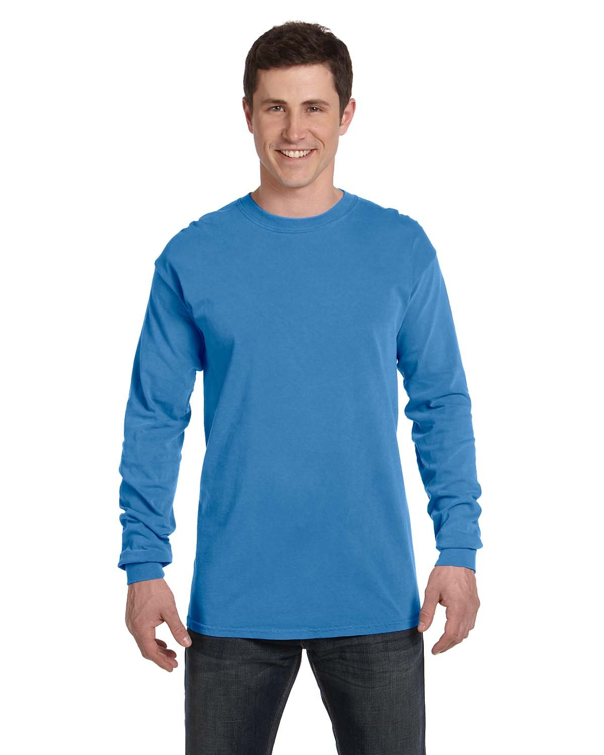 Comfort Colors Adult Heavyweight RS Long-Sleeve T-Shirt royal caribe 
