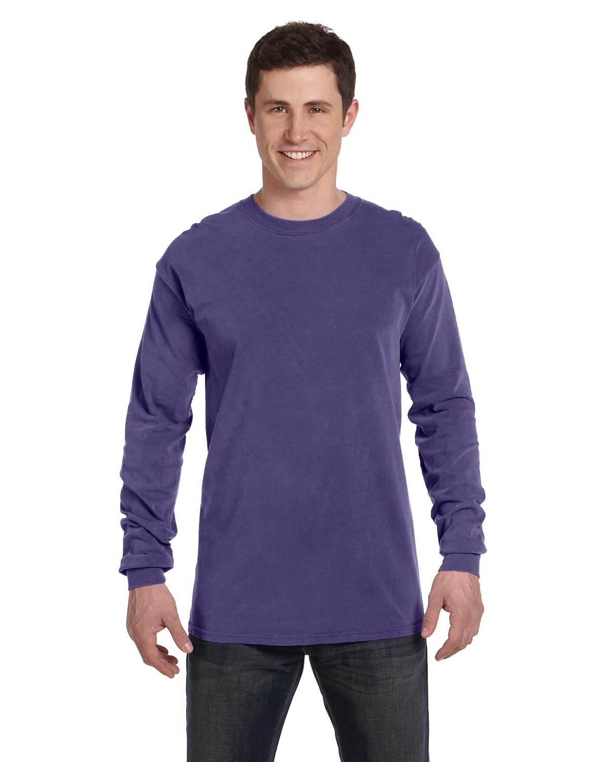 Comfort Colors Adult Heavyweight Long-Sleeve T-Shirt GRAPE 