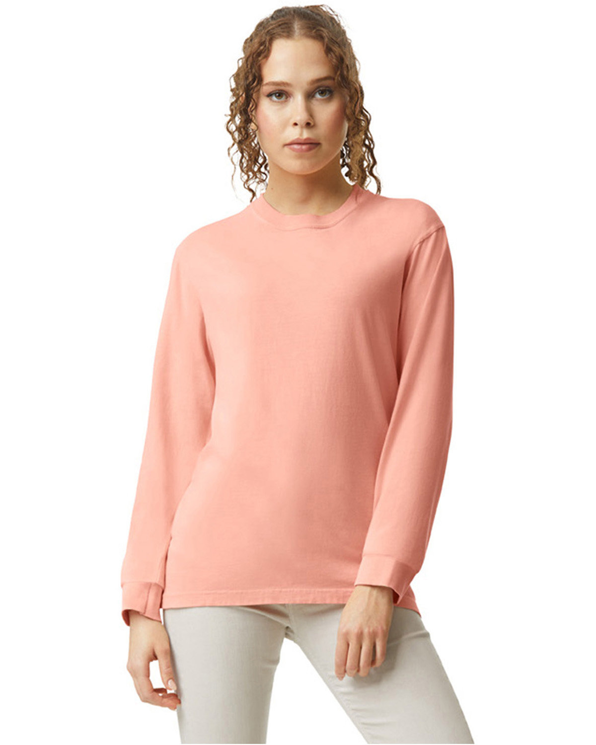 Comfort Colors Adult Heavyweight RS Long-Sleeve T-Shirt peachy 