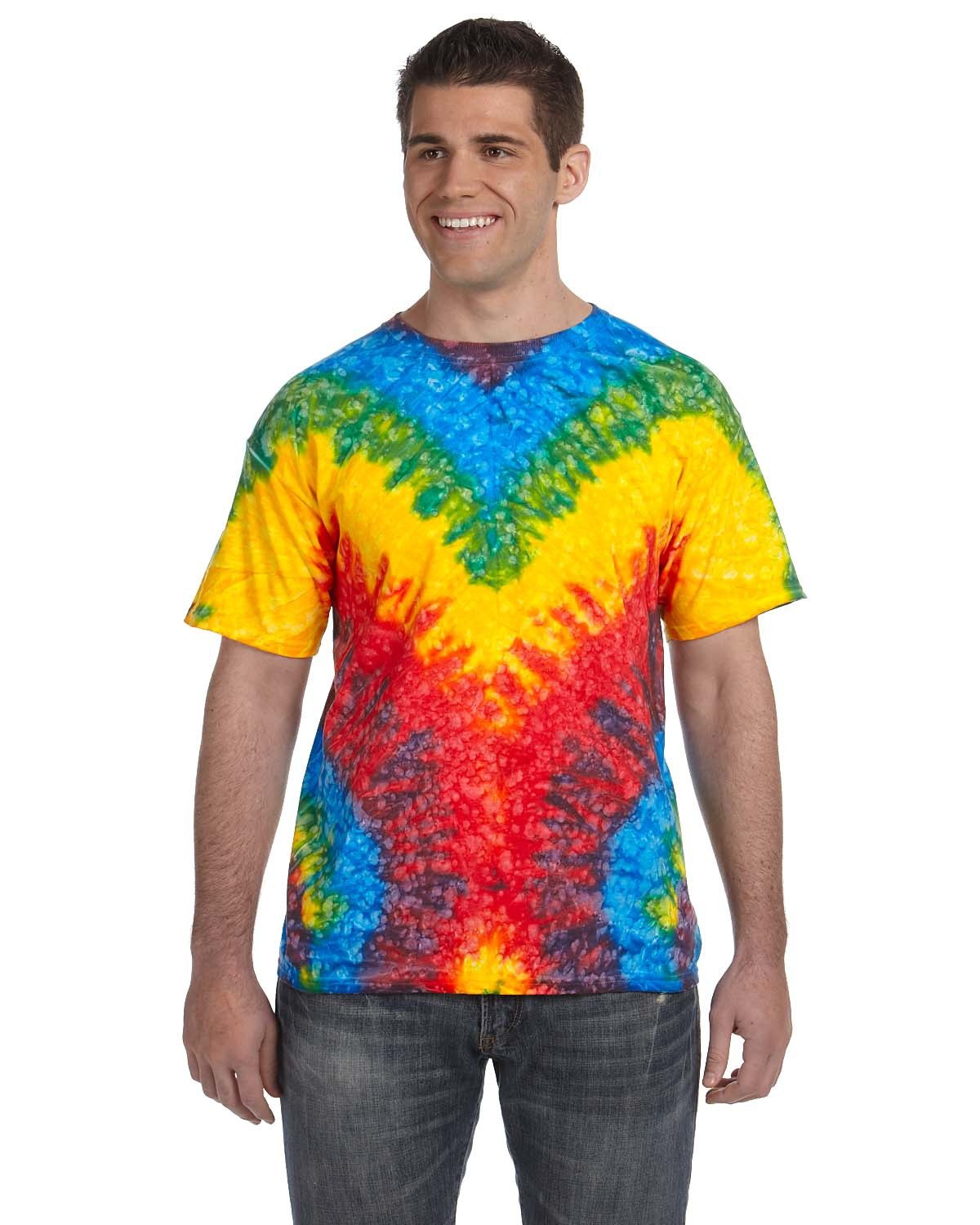 Tie-Dye Adult 5.4 oz., 100% Cotton T-Shirt WOODSTOCK 