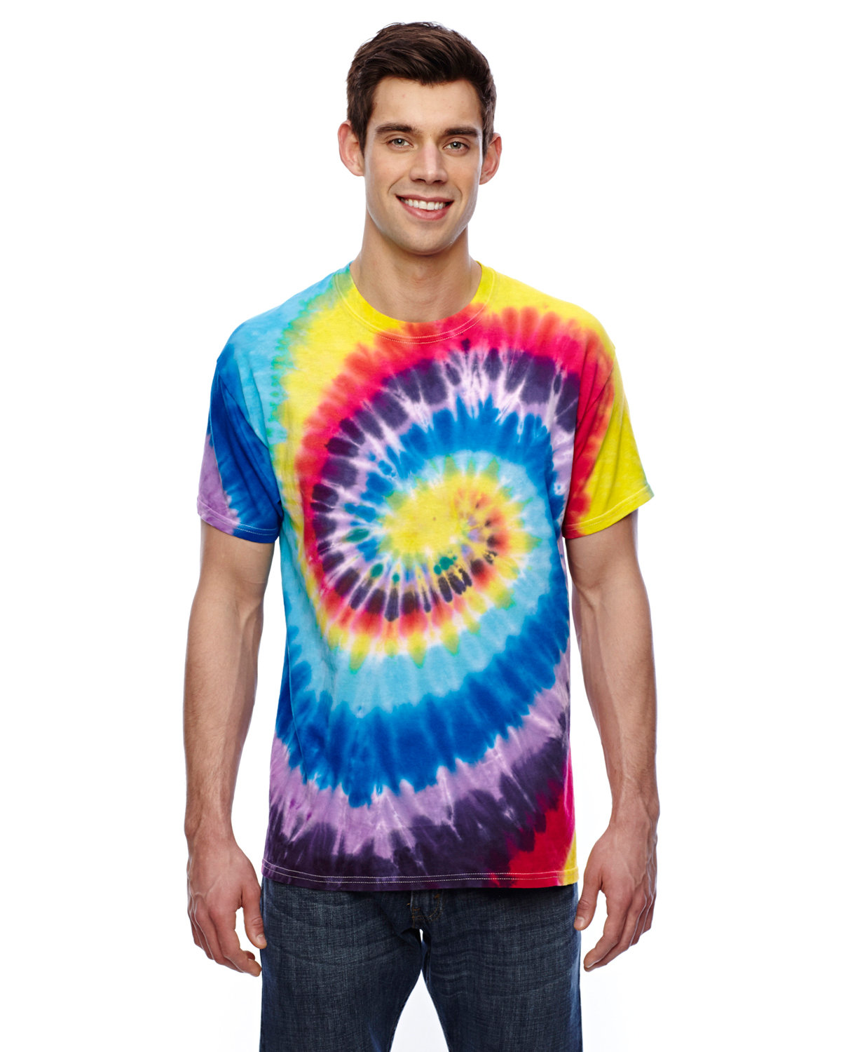 Tie-dye NEW t-shirt abstraction Tie-dye 789680 