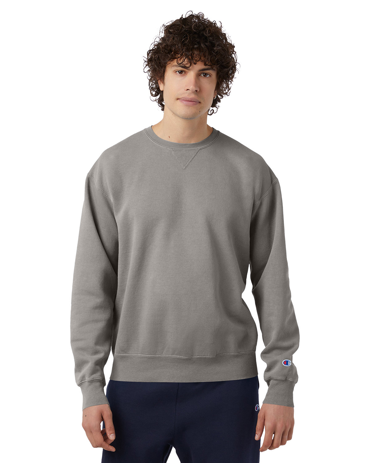 Champion Unisex Garment Dyed Sweatshirt | alphabroder