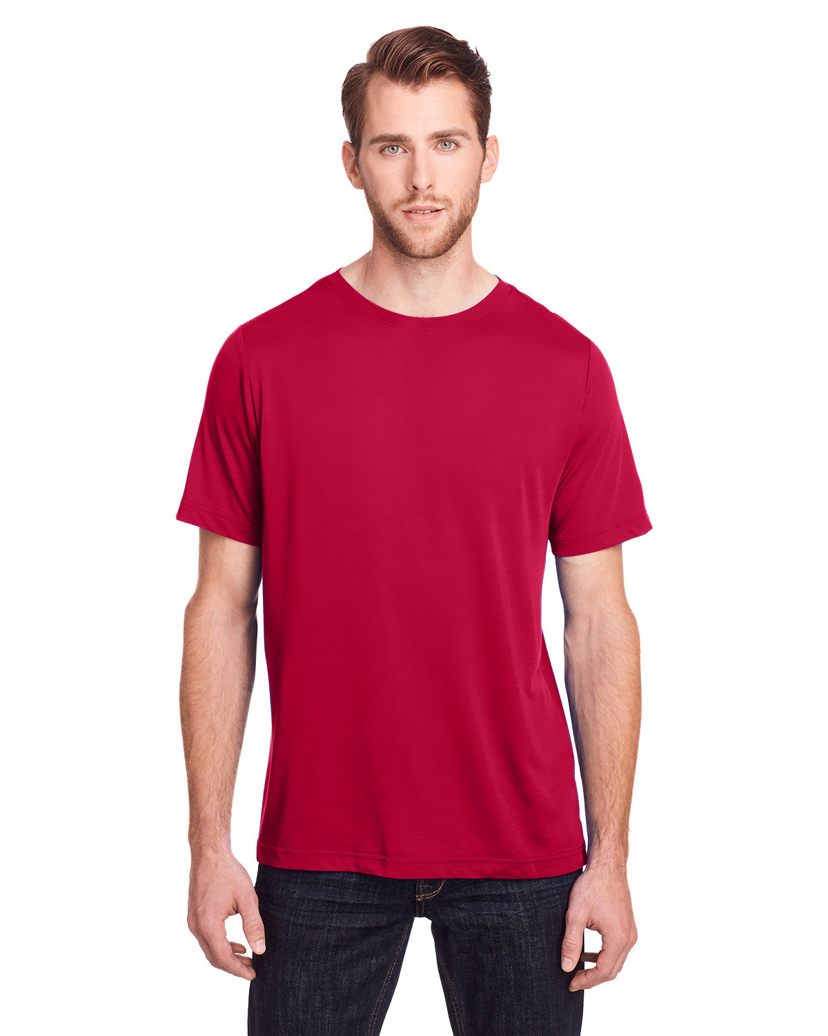CORE365 Adult Fusion ChromaSoft Performance T-Shirt CLASSIC RED 