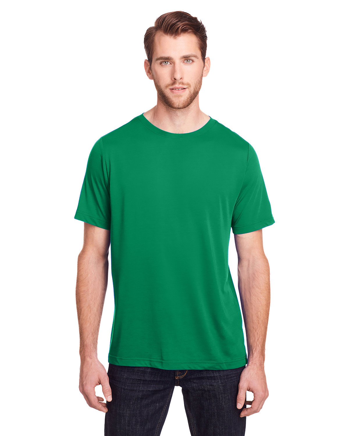 CORE365 Adult Fusion ChromaSoft Performance T-Shirt KELLY GREEN 