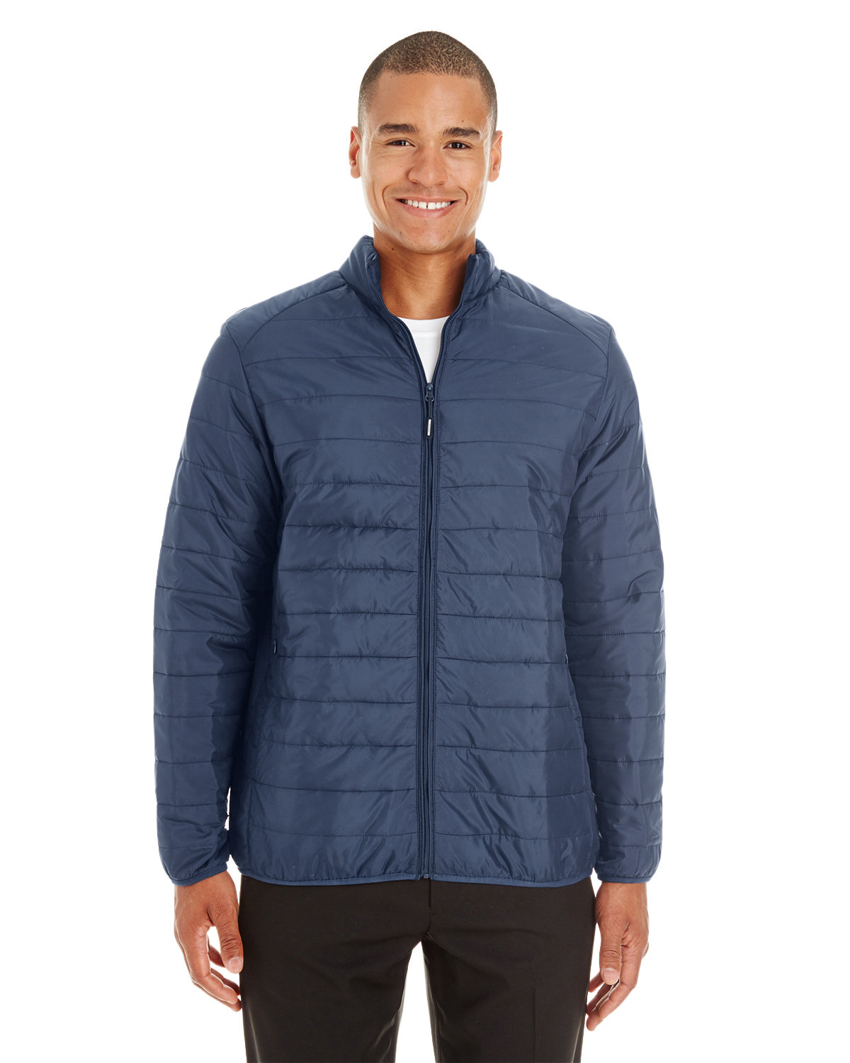 Core 365 Men's Prevail Packable Puffer Jacket CLASSIC NAVY 