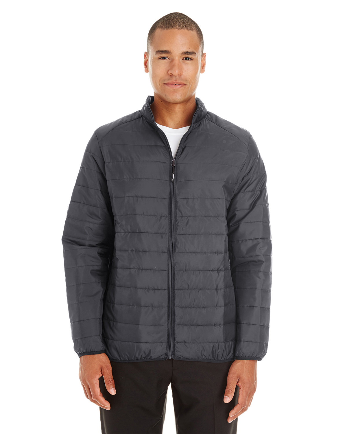 CORE365 Men's Tall Prevail Packable Puffer carbon 