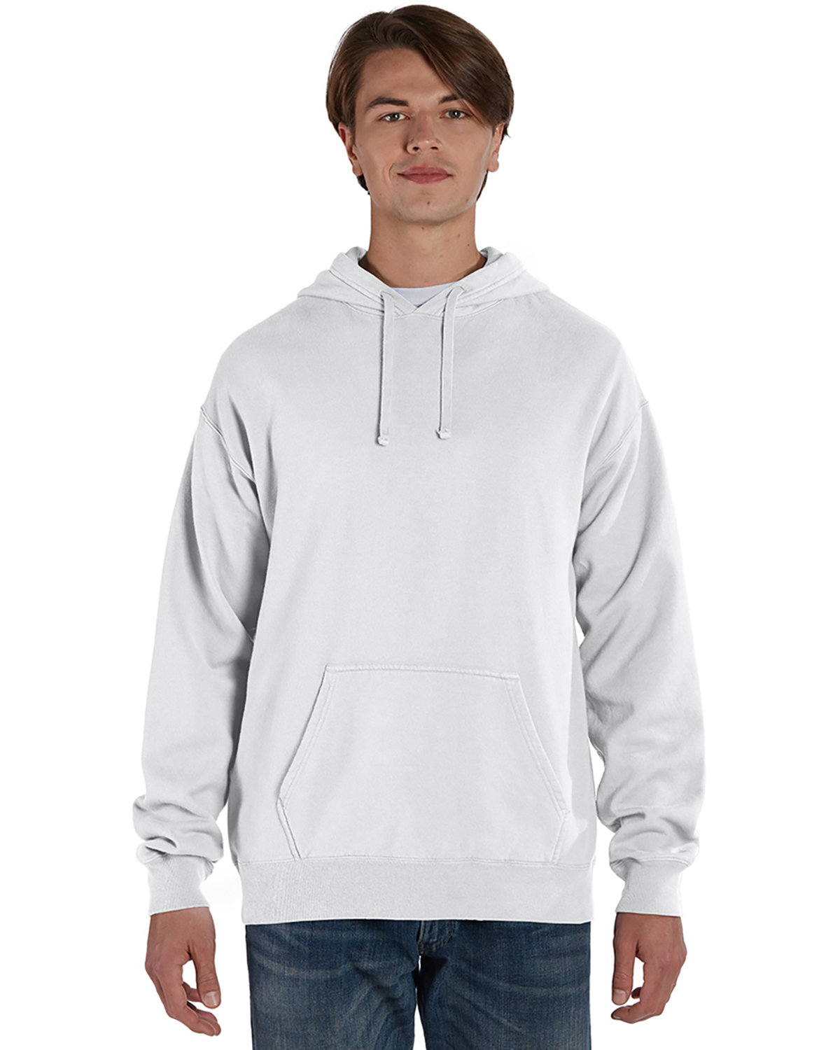 ComfortWash by Hanes Unisex Tearaway Pullover Hoodie WHITE PFD 
