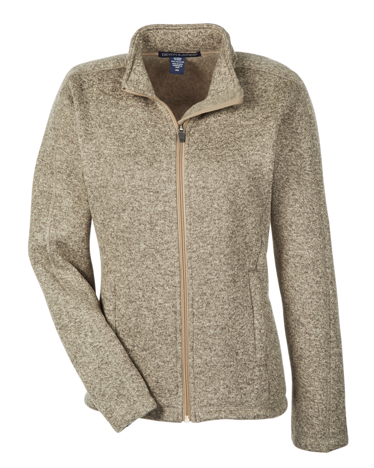 Devon & Jones Ladies' Bristol Full-Zip Sweater Fleece Jacket | alphabroder