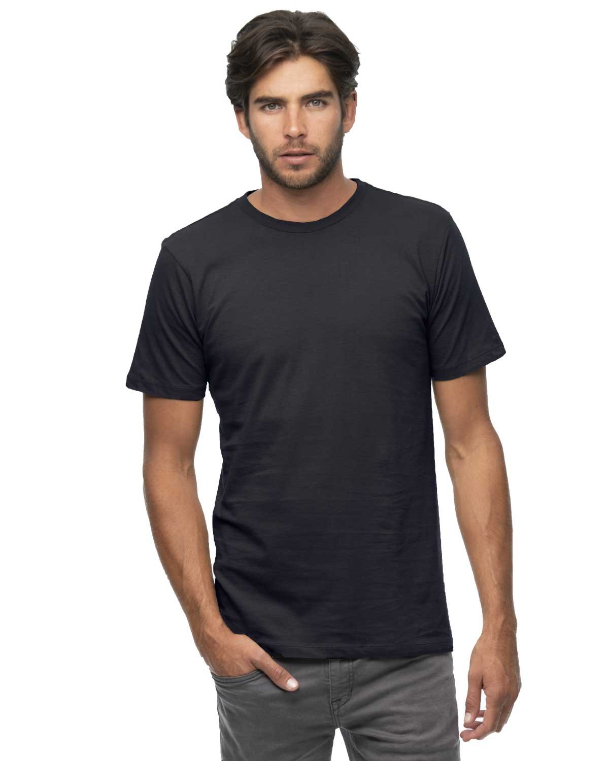 econscious Men's Ringspun Fashion T-Shirt BLACK 