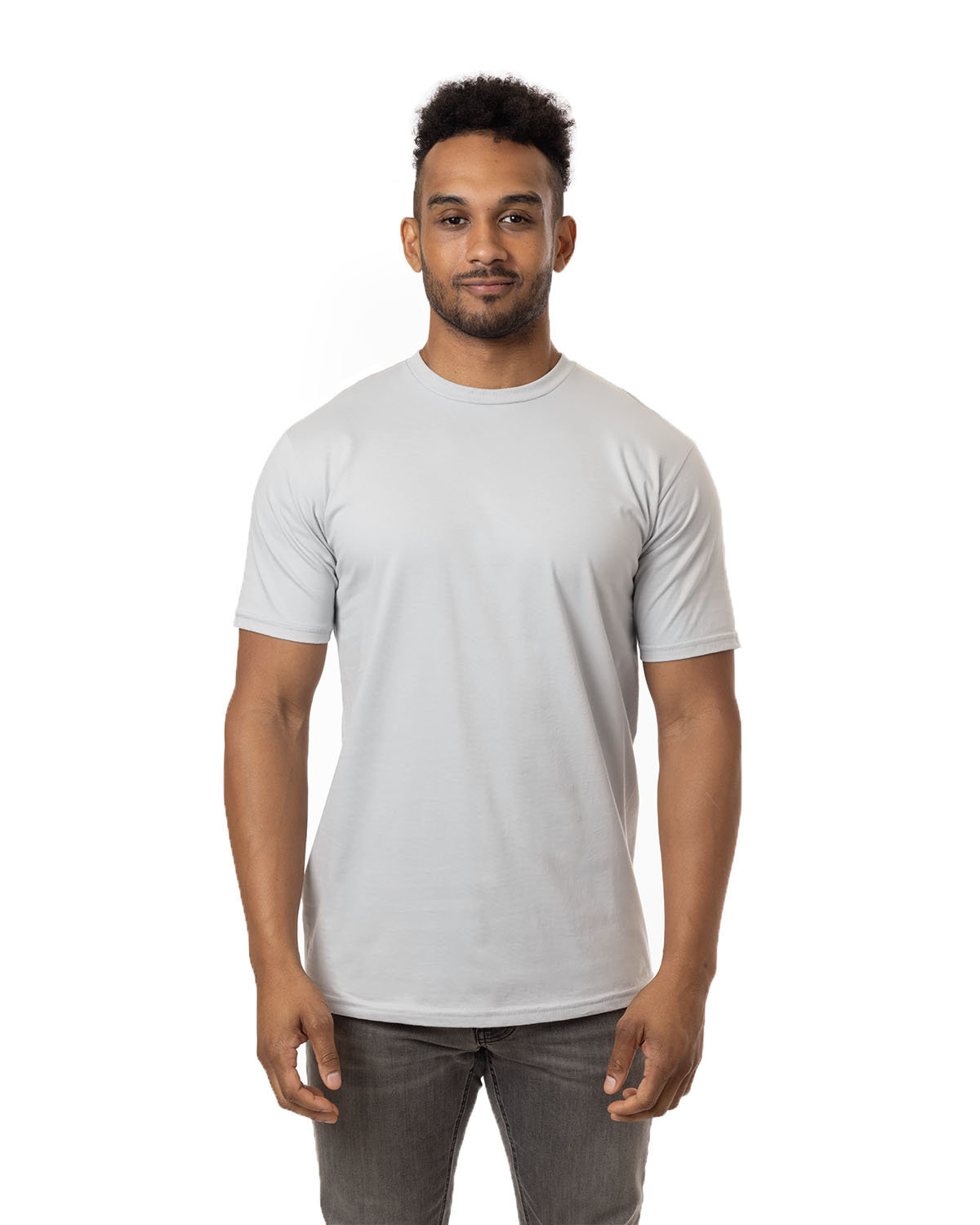 econscious Men's Ringspun Fashion T-Shirt SILVER 