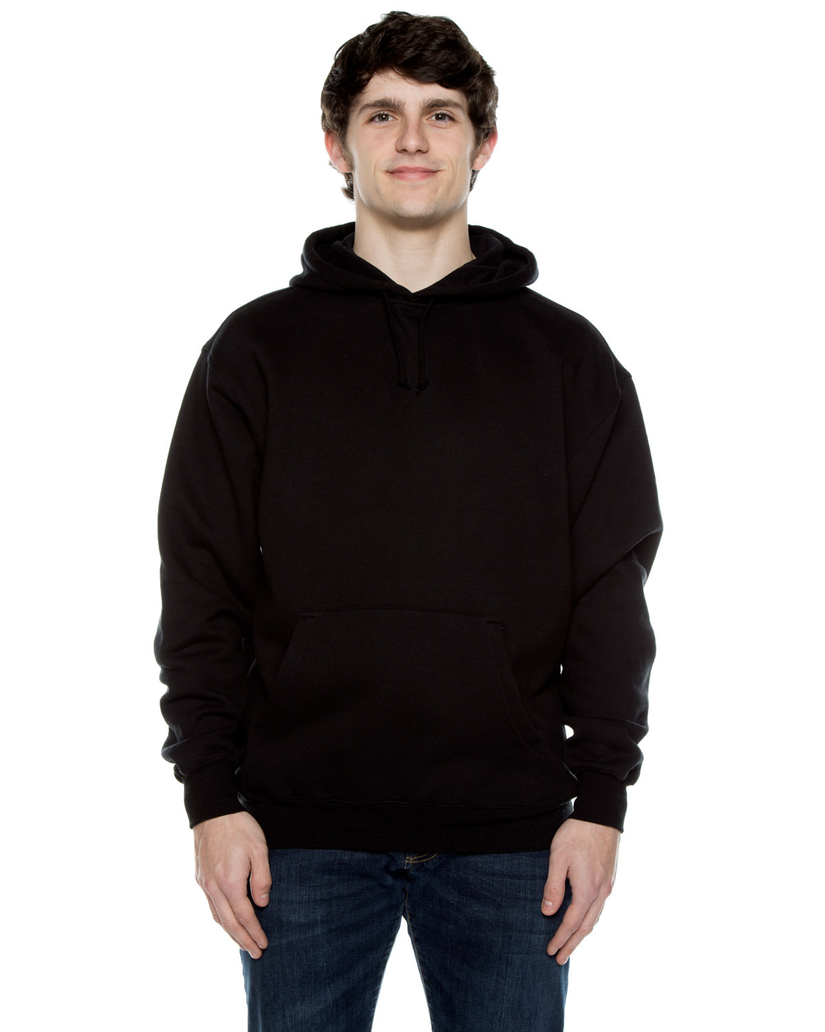 Beimar Drop Ship Unisex 10 oz. 80/20 Cotton/Poly Exclusive Hooded Sweatshirt BLACK 